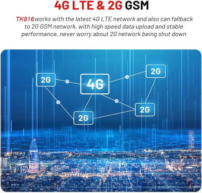 GPS Tracker 4G für Auto, mit Acc-Alarm ohne ABO, GPS-Sender Anti-Diebstahl-Echtzeit-Positionierungs-