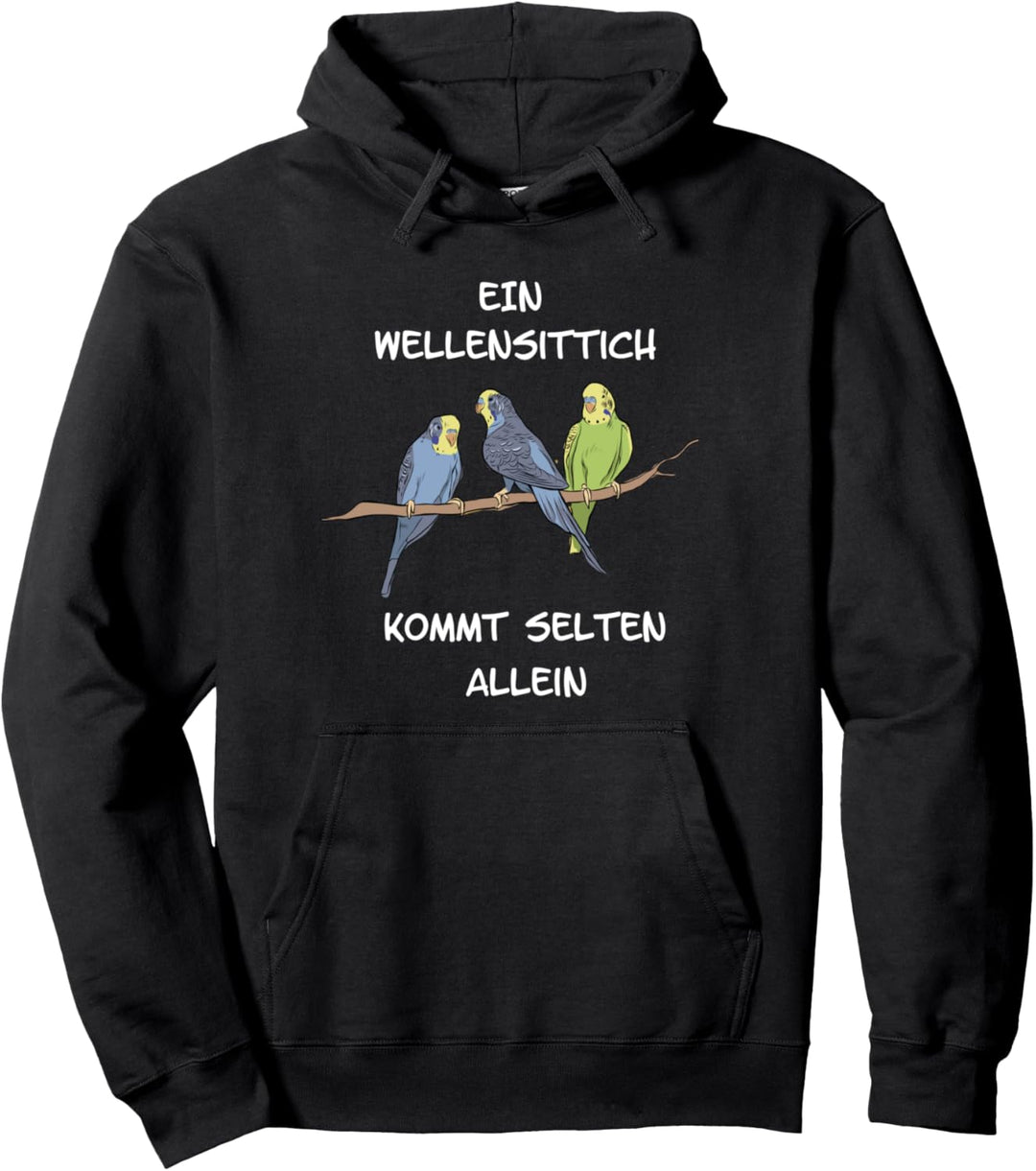 Wellensittiche Sittich Vogel Nymphensittich Pullover Hoodie