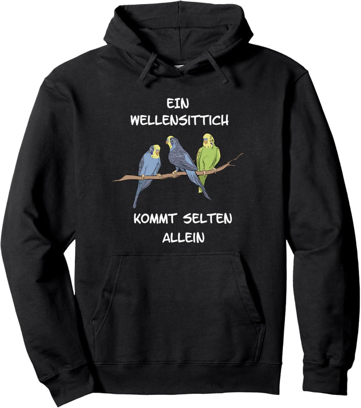 Wellensittiche Sittich Vogel Nymphensittich Pullover Hoodie