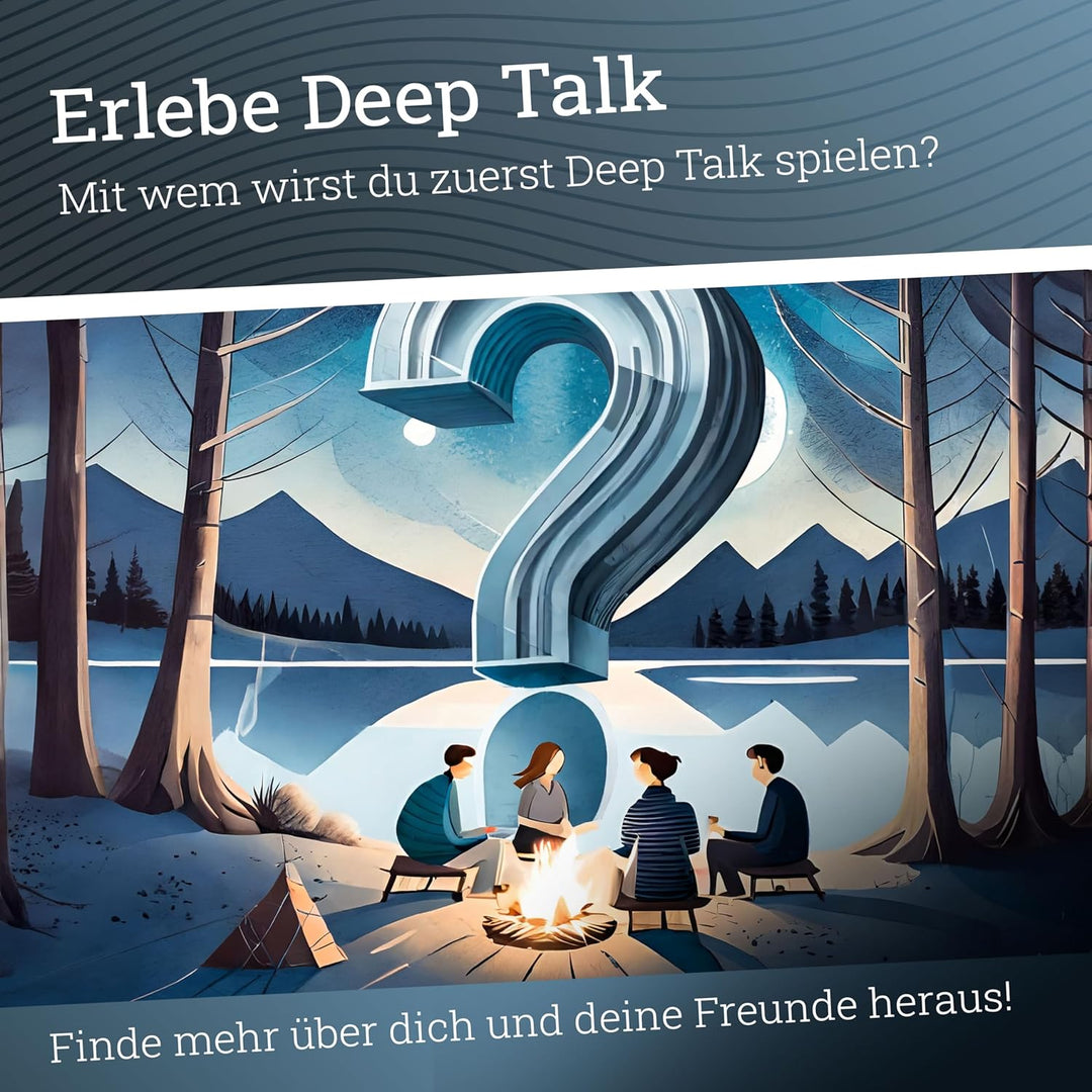Take It Serious Deep Talk - Gesprächsspiel für tiefgründige Gespräche | Kommunikationsspiel für Freu
