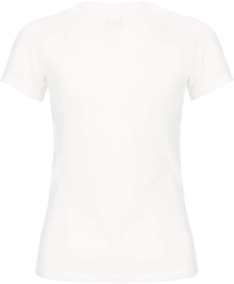 super.natural Dünnes Damen Kurzarm T-Shirt, Mit Merinowolle, W BASE TEE 140 Weiss L, Weiss L
