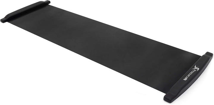 ProSourceFit Rutschbrett-Matte für Übungen, 1,8 m, mit Endstoppern, Booties und Tragetasche für Low-