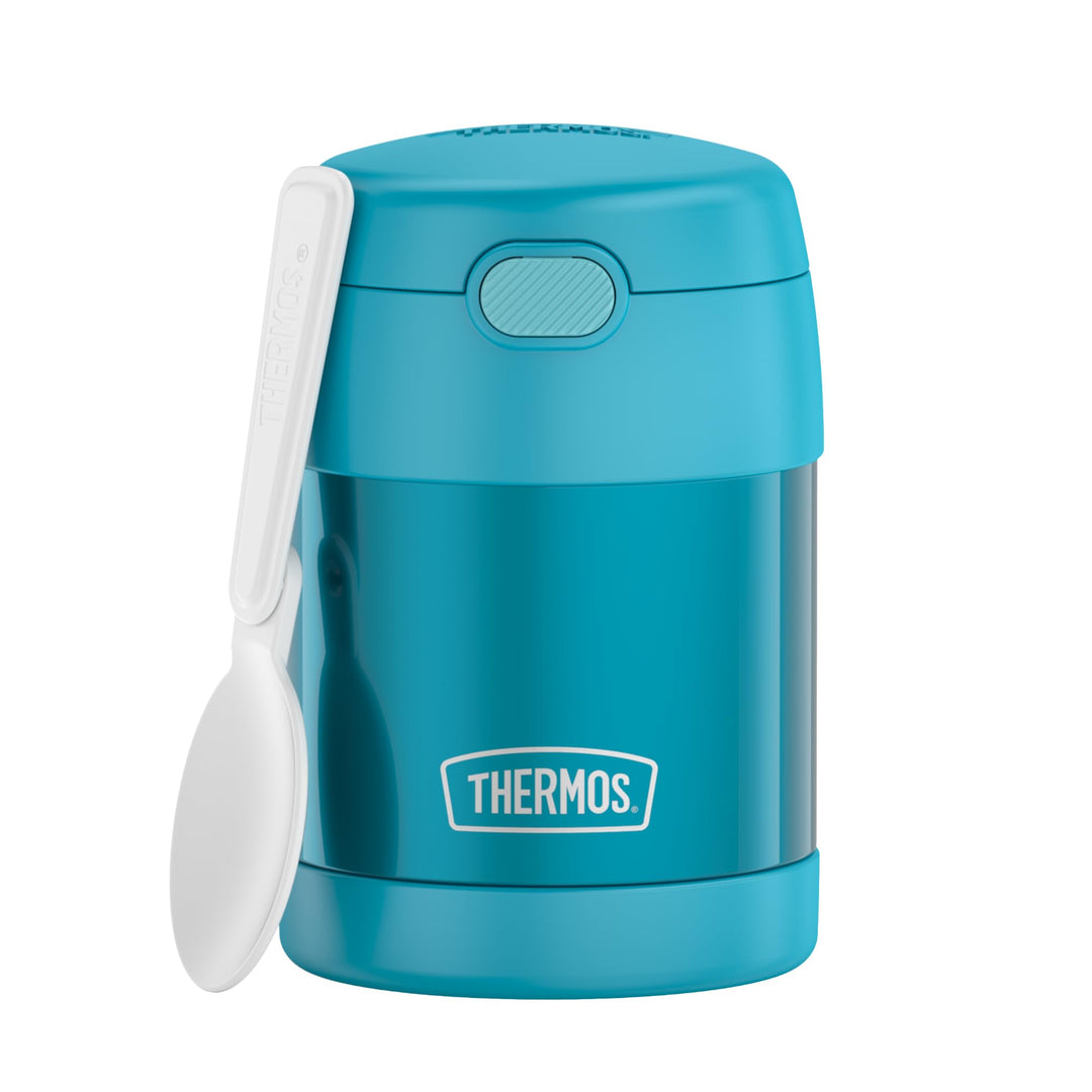THERMOS kids FUNTAINER FOOD JAR 0,30l, ocean teal, Thermobehälter für Essen mit Löffel für Kinder, 5