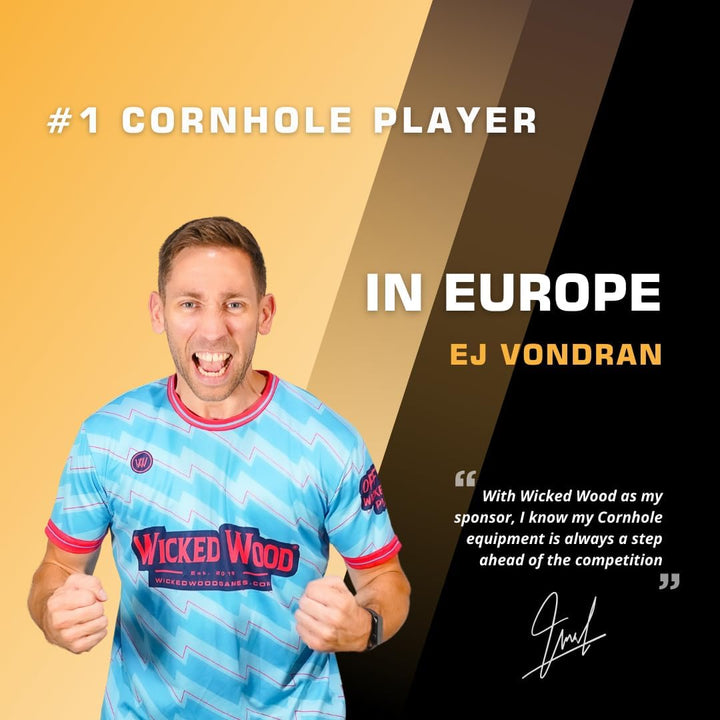 Cornhole Set – 120 x 60 cm - Sackloch Spiel – Wicked Wood – offiziell ACL-lizensiertes Set of Boards