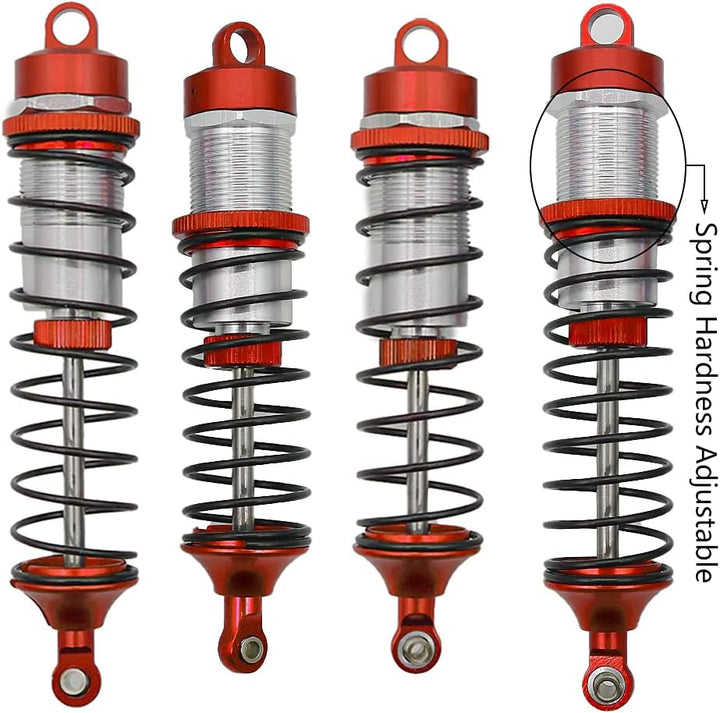 RCAWD RC ARRMA Shock Set Auto Stossdämpfer vorn &amp; hinten montiert Vollmetalldämpfer für Arrma 1/10 G