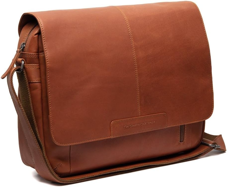The Chesterfield Brand Wax Pull Up Richard Messenger Leder 40 cm Laptopfach