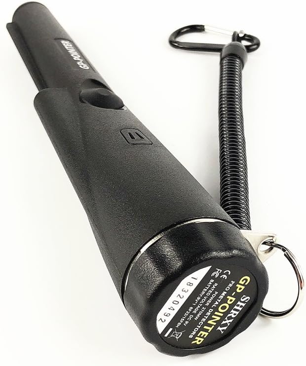 Hand Held Metal Detector Portable Gold Hunter GP-POINTER Black Gold Finder with LED light for Low Li