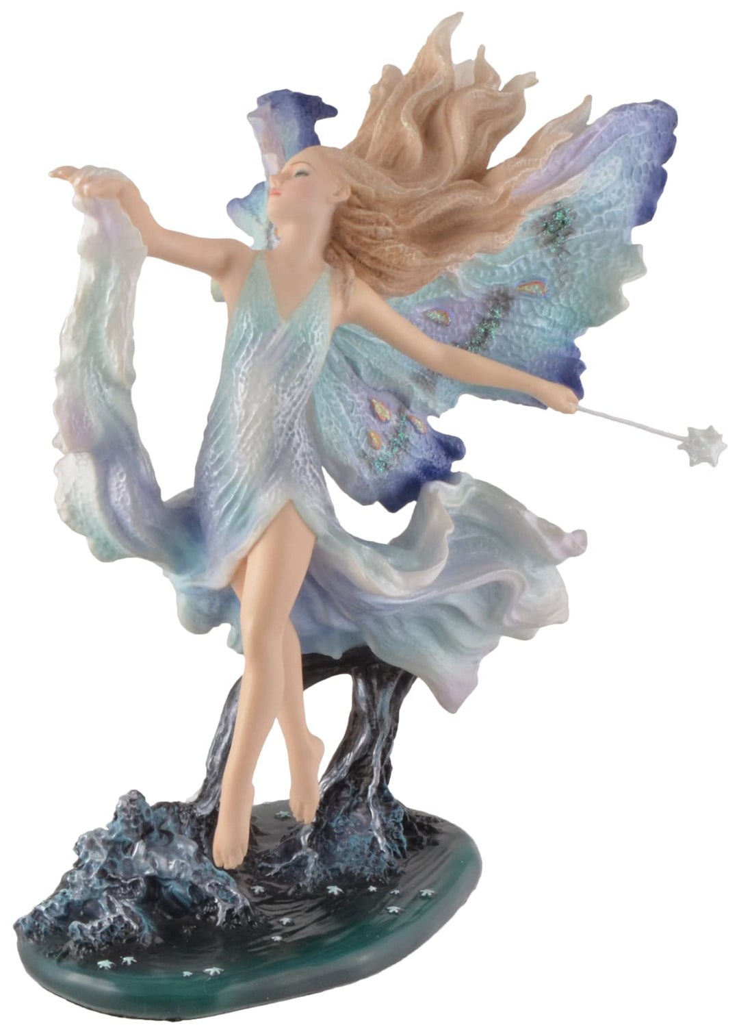 Fee mit Sternenstab - Where moonbeams Fall Designer:Josephine Wall, hergestellt by Veronese
