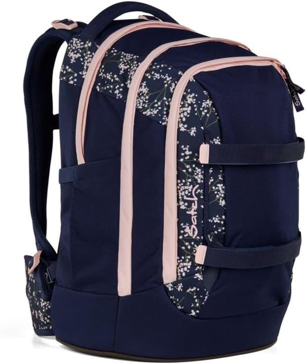 Satch pack Schulrucksack Set 2tlg. inkl. Schlamperbox (BLOOMY BREEZE), Bloomy Breeze