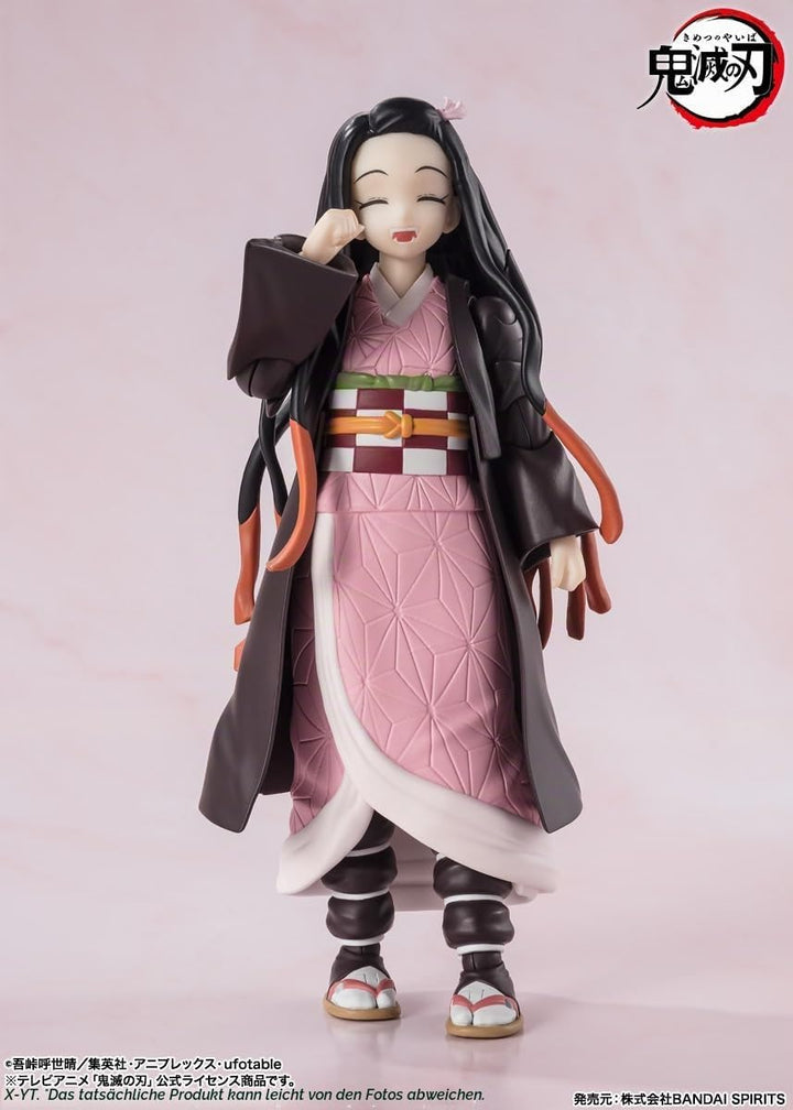 Demon Slayer: Kimetsu no Yaiba Figurine S.H. Figuarts Nezuko Kamado 13 cm Black, Black