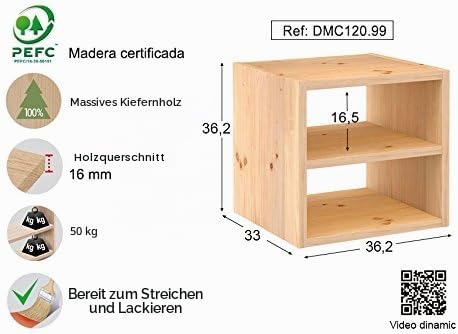 ASTIGARRAGA KIT LINE DMC12099 Modulares Regal, 1 Eimer + Zwischenboden Serie Dinamic Tiefe 33 cm Kie