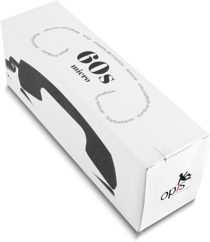 Opis 60s Micro - Retro Handyhörer für Android Smartphones, Tablets, Notebooks und Handys in der Form