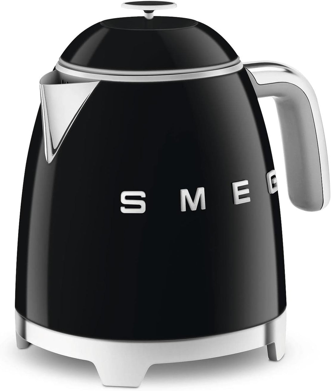 Smeg, Kleiner elektrischer Wasserkocher KLF05BLEU 0,8 L, Edelstahlfilter, Sicherheitsabschaltung, Wa