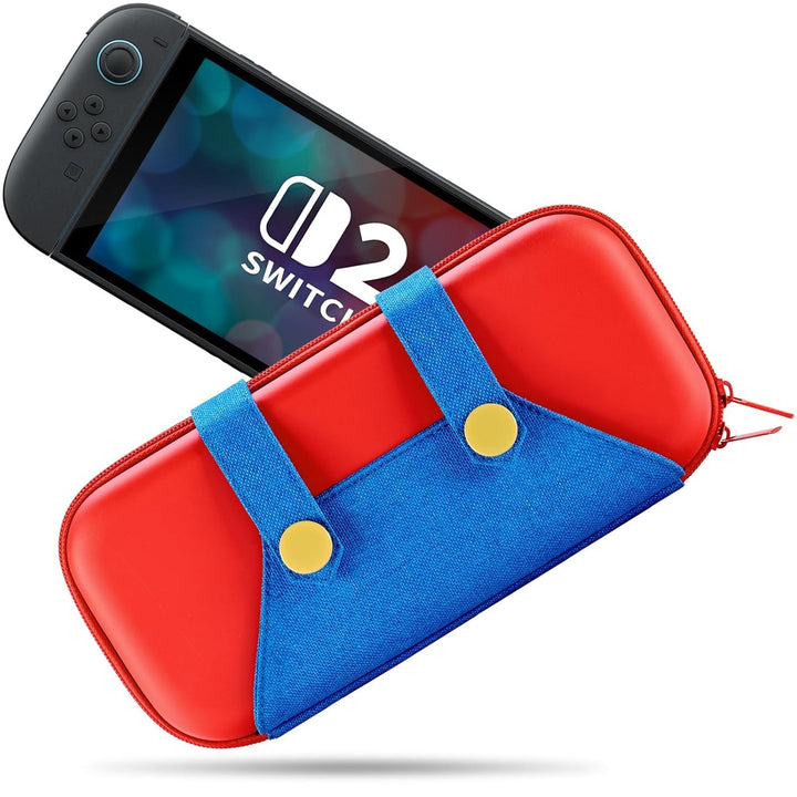 Switch 2 Tasche Kompatibel mit Switch 2 2025, Niedliche Tragbare Switch Hülle Protable Hard Shell Tr
