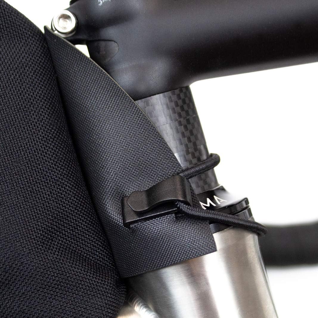 RESTRAP Top Tube Bag Gepäcktasche Fahrradgepäckzubehör, Schwarz, 30.48 x 15.24 x 7.62 cm