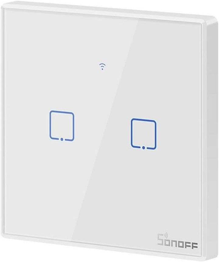 Sonoff Touch-Schalter T2 2C WiFi Marke, weiss, Modern