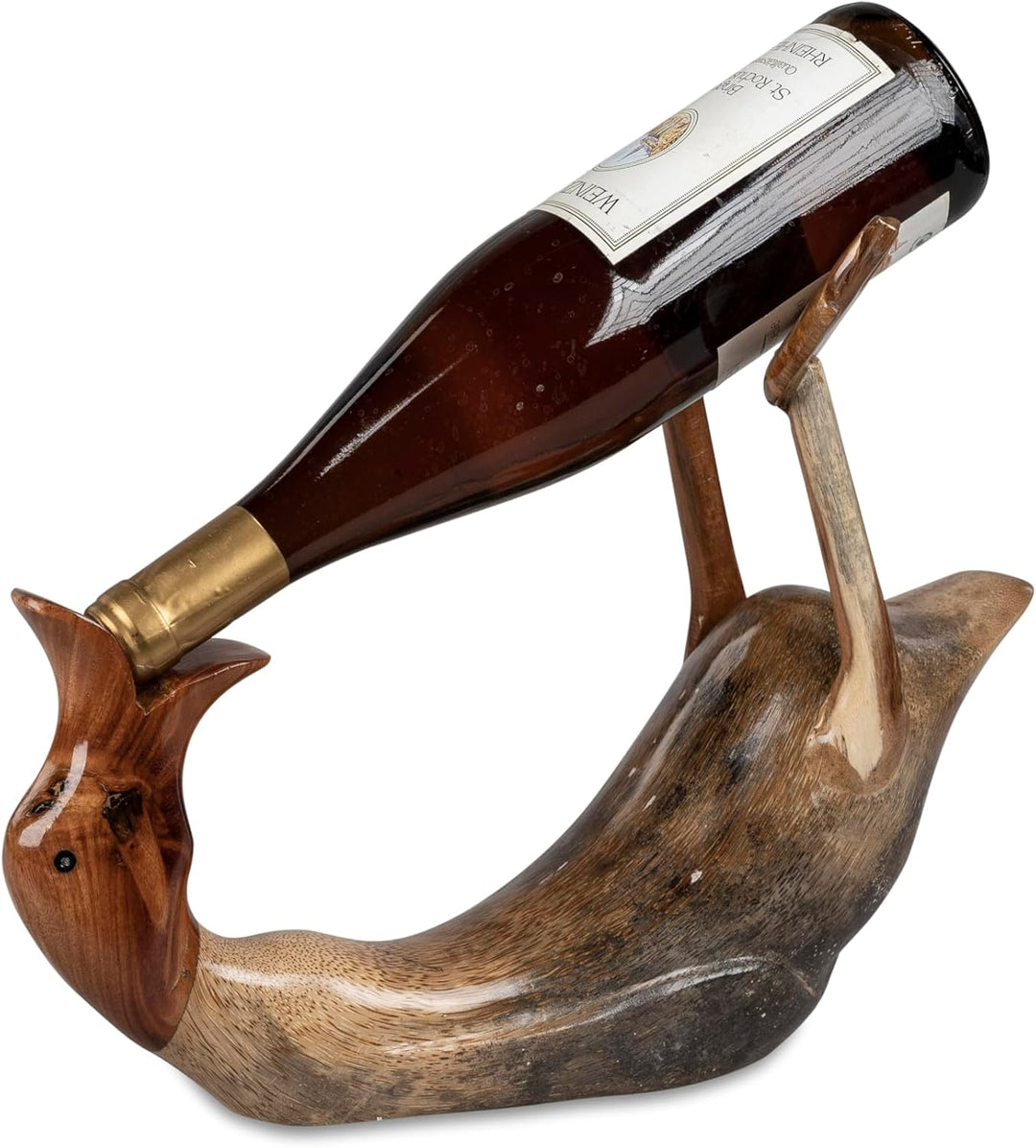 Weinhalter Ente Dekoration Geschenk 34cm