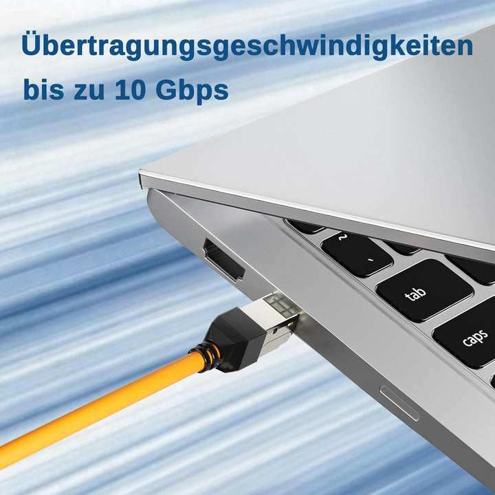iwillink RJ45 Stecker, CAT7 Netzwerkstecker, LAN Stecker Ethernet Verlegekabel 10Gbit/s Werkzeuglos,