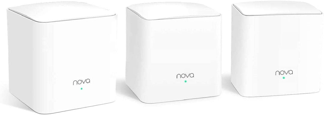Tenda Nova MW5G (3er Pack) echtes Dual-Band Mesh WLAN (bis zu 300m², 6X Gigabit Ports, AC1200, Gigab