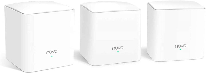 Tenda Nova MW5G (3er Pack) echtes Dual-Band Mesh WLAN (bis zu 300m², 6X Gigabit Ports, AC1200, Gigab