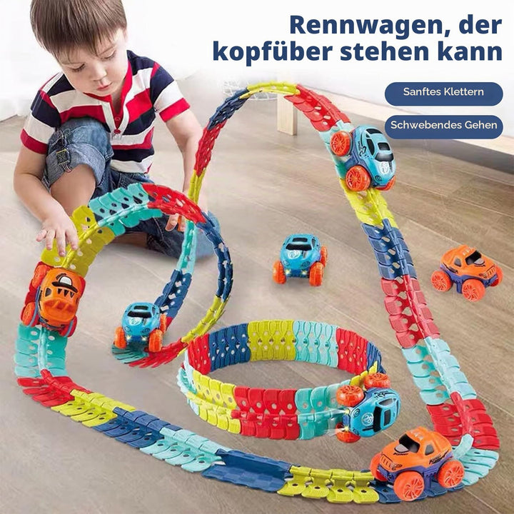 Autorennbahn Autorennbahn Rennbahn Auto Spielset Inklusive 184 Stück Tracks Rennbahn Racetrack Spiel