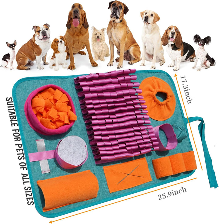 Futtermatte Trainingsmatte Hund SchnüFfelteppich Waschbar Trainingsmatte SchnüFfelteppich FüR Hunde