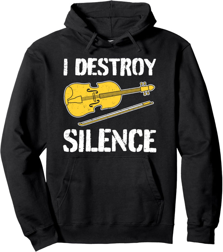 Violine Geigenspielerin Spruch Geige Pullover Hoodie