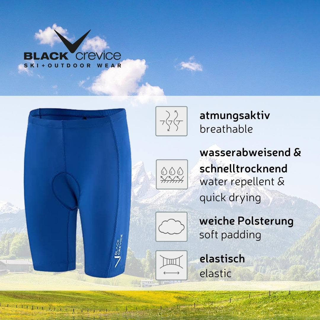 Black Crevice Damen Fahrradhose I Radfahrhose-Damen I Damen Radlerhose I wasserabweisend & schnelltr