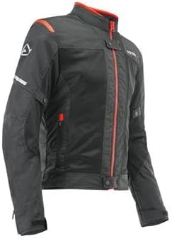 Acerbis Unisex 0023744.323.068 Jacke, schwarz/rot, XL