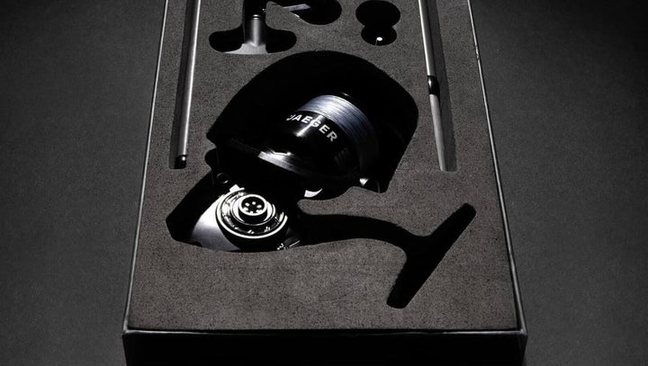 Barsch Angelset Perch Go Kit, komplettes Set mit Rute, Rolle, geflochtener Schnur, Carolina Rig, opt