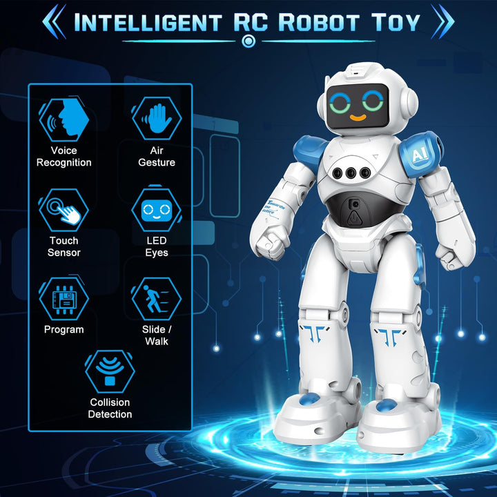 VATOS Roboter Spielzeug für Kinder ab 3-12 Jahre - Ferngesteuerter Roboter, Gestensteuerung Programm