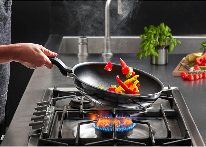 Tefal D52619 Resist Wokpfanne| sichere Titanium Antihaftversiegelung | Thermo-Signal Temperaturindik