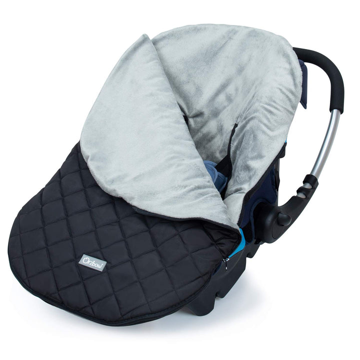 Orzbow Winter Baby Fusssack für Babyschale,Frühjahr Universal Einschlagdecke für Autositz & Maxi-Cos
