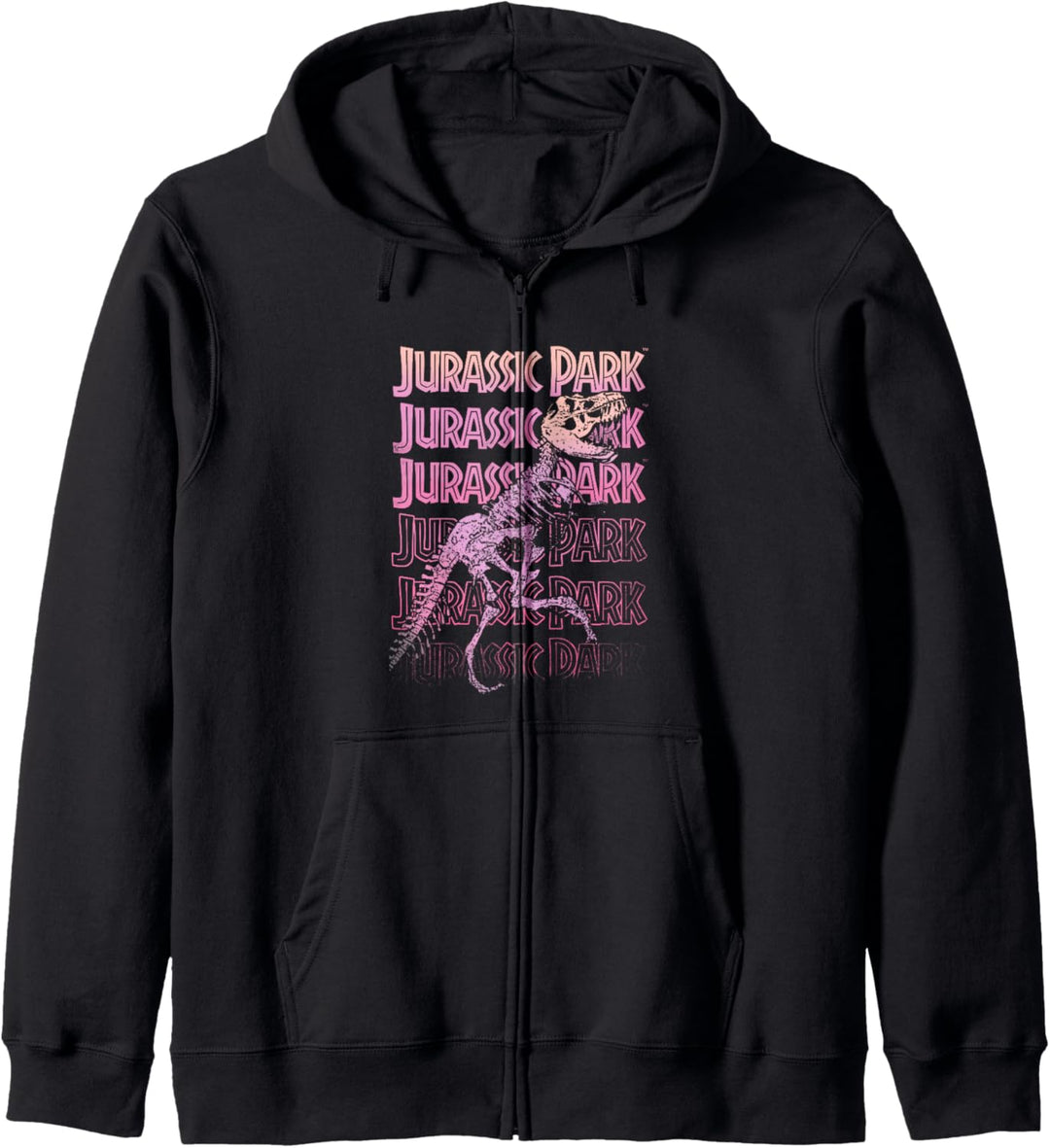 Jurassic World Two Pink Gradient Fossil Logo Stack Kapuzenjacke
