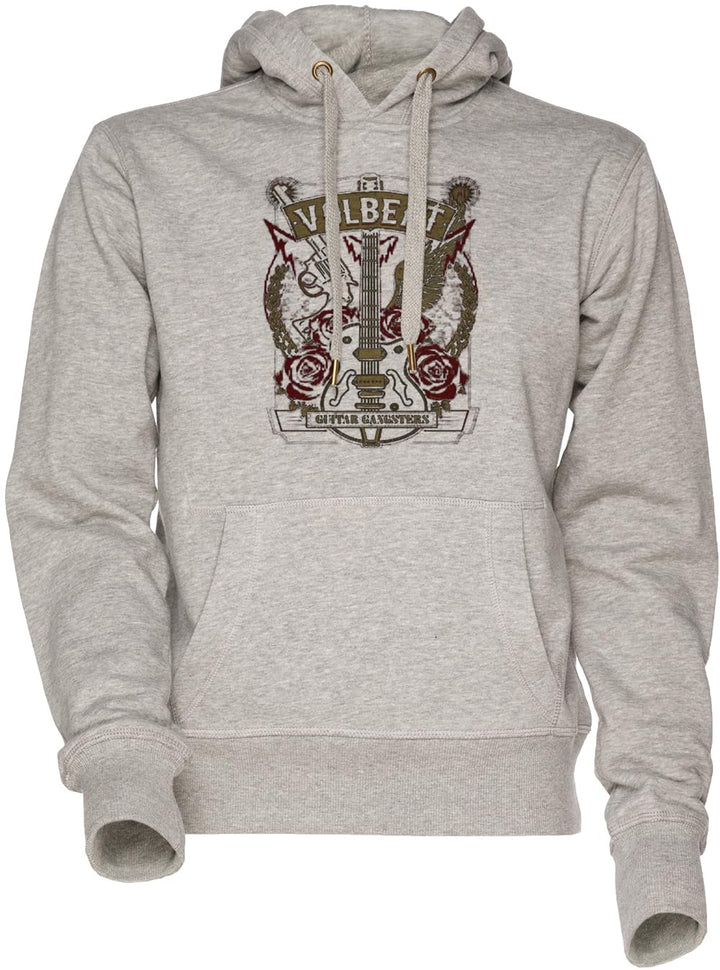 New S Volbeat Band Unisex Herren Damen Kapuzenpullover Sweatshirt Grau Men's Women's Hoodie Grey XS