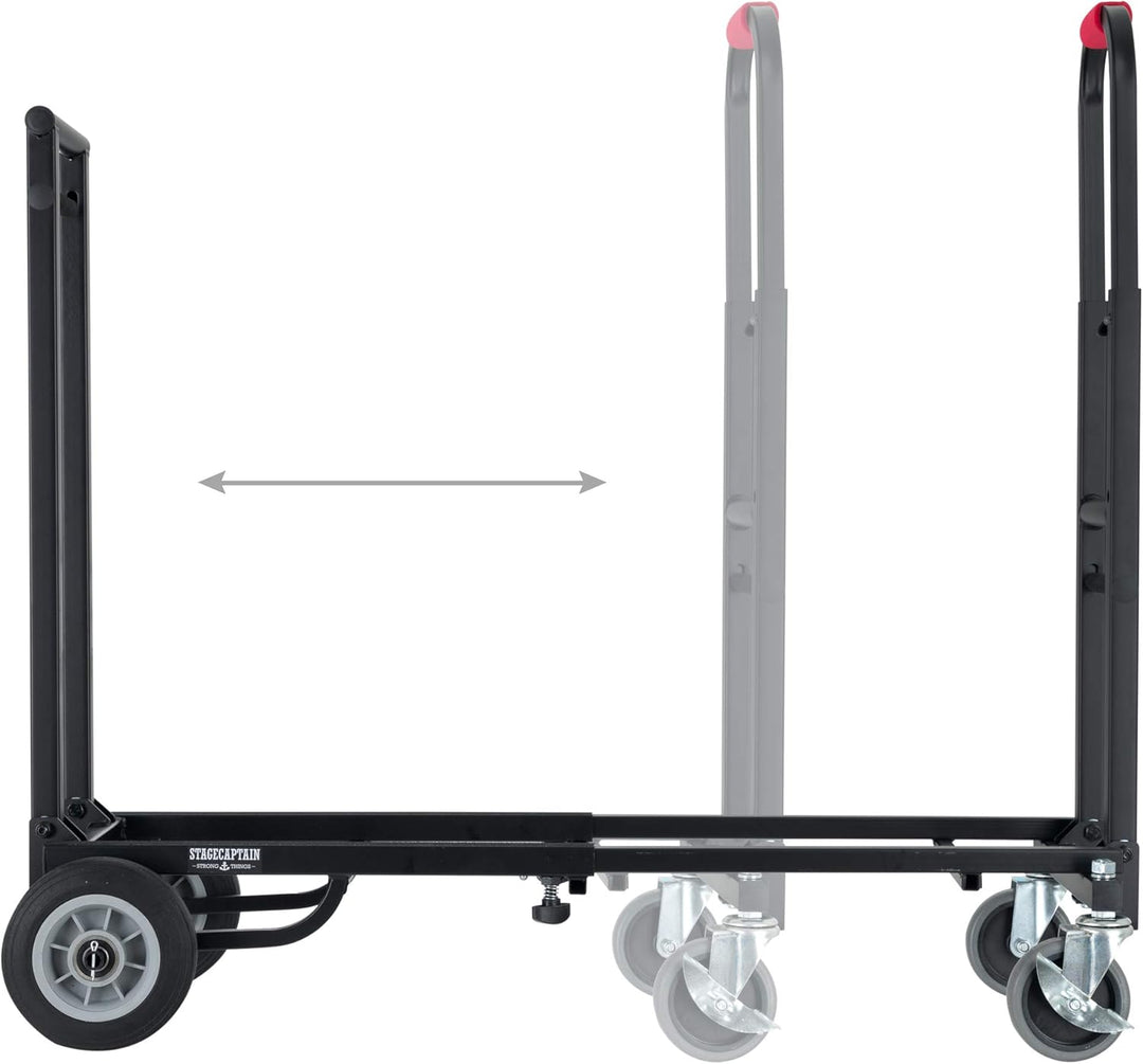 Stagecaptain SCS-60 MKII Sherpa Transportwagen - Sackkarre - Höhe: 89 cm, Länge: 63 bis 94 - Belastb