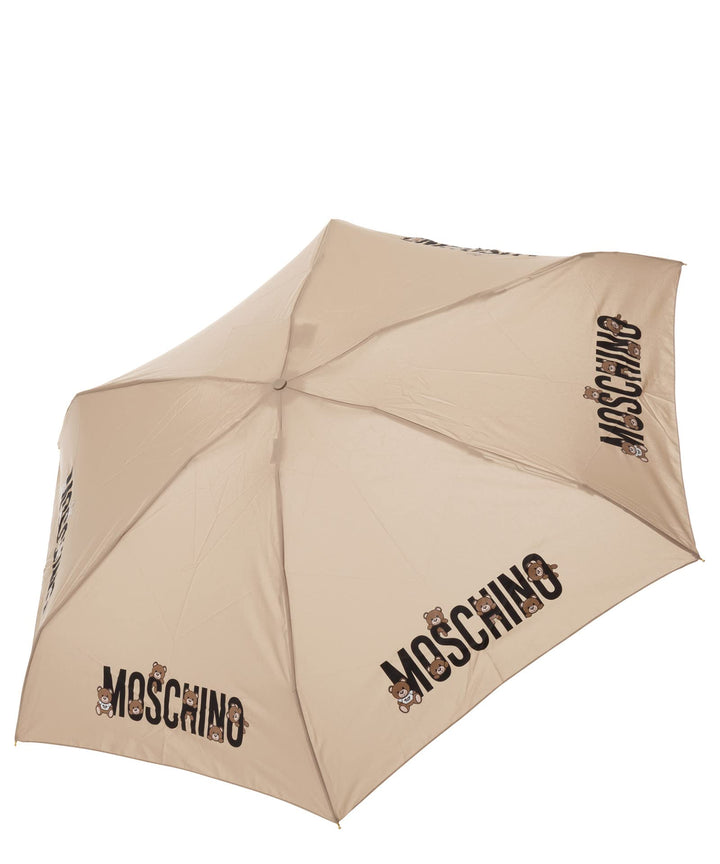 Moschino damen supermini Regenschirm dark beige