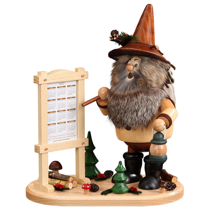 DWU Echt Erzgebirgischer Räuchermann® Waldwichtel Wanderer