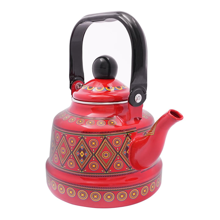 Emaille Kanne Kaffeekanne, 1.1L Wasserkessel Emaille für Kaffee, Tee, Milch, Öl Verwendet Werden, In