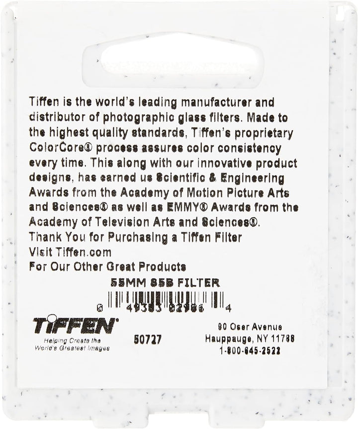 Tiffen Filter 55MM 85B FILTER, 55mm