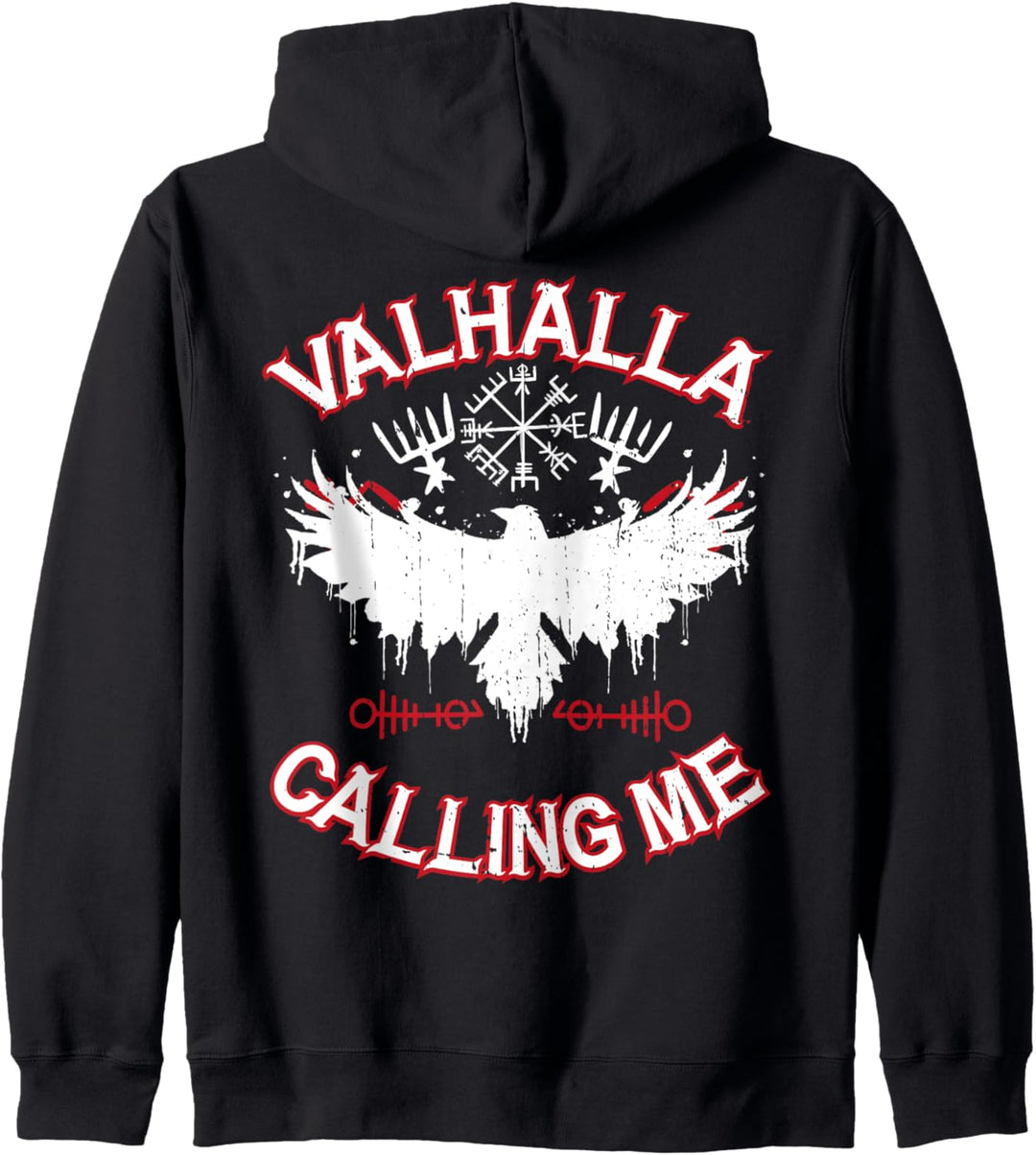 Valhalla Calling Me Raven Vik, Vegvisir Vikings Kapuzenjacke