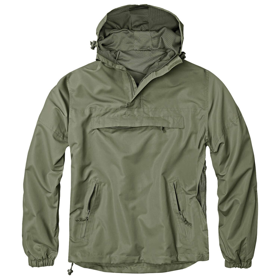 bw-online-shop Summer Windbreaker Schlupfjacke Regenjacke - Grösse S - 7XL 4XL Oliv, 4XL Oliv
