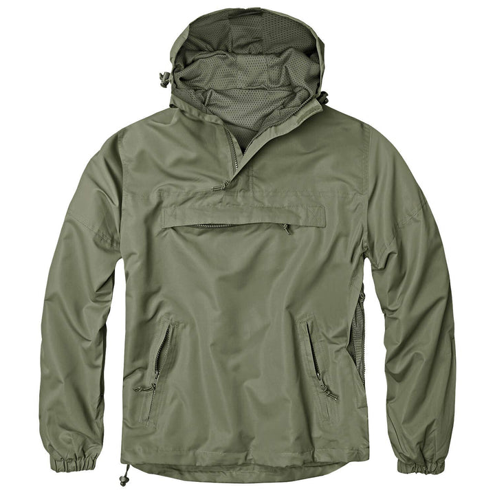 bw-online-shop Summer Windbreaker Schlupfjacke Regenjacke - Grösse S - 7XL 4XL Oliv, 4XL Oliv