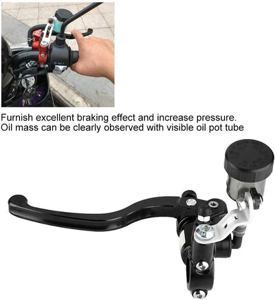 BigKing Clutch Lever, Rechter Motorrad Hydraulischer Kupplungshebel Hauptbremszylinder Gerade Druckb