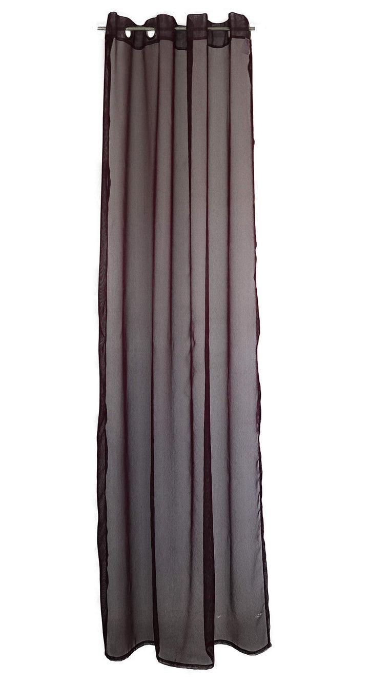 Ösenschal Gardine Store Dekoschal Vorhang Halbtransparent 140 x 255 cm Bordeaux