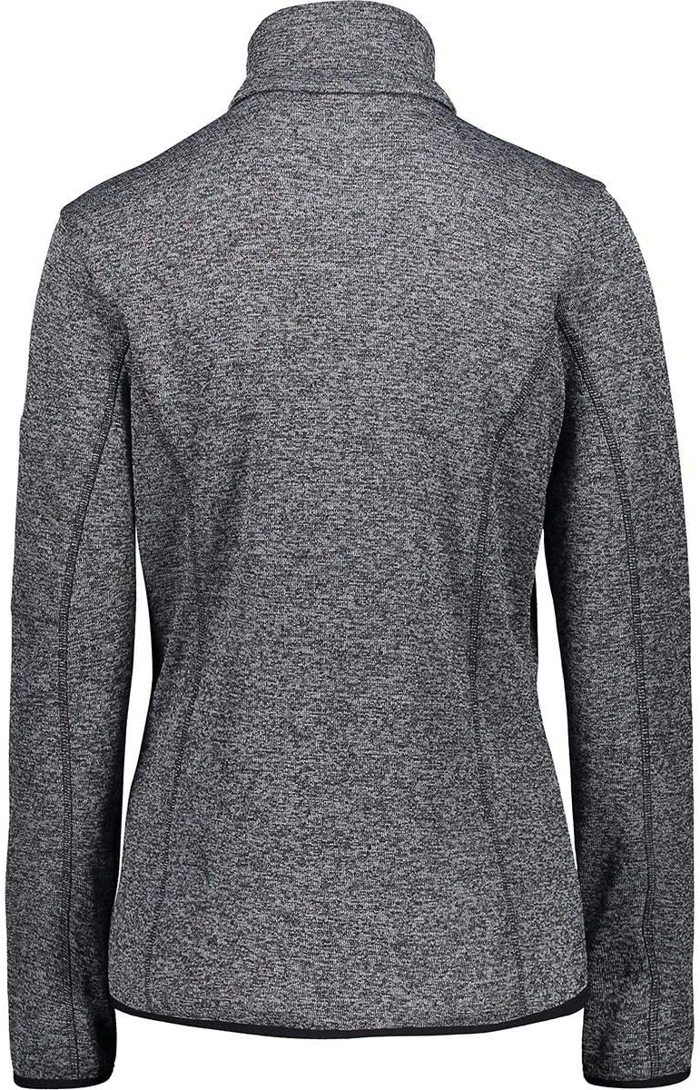 CMP Damen Knitted Mesh Jacke Fleecejacke Fleecepullover D34 Glacier-cemento, D34 Glacier-cemento