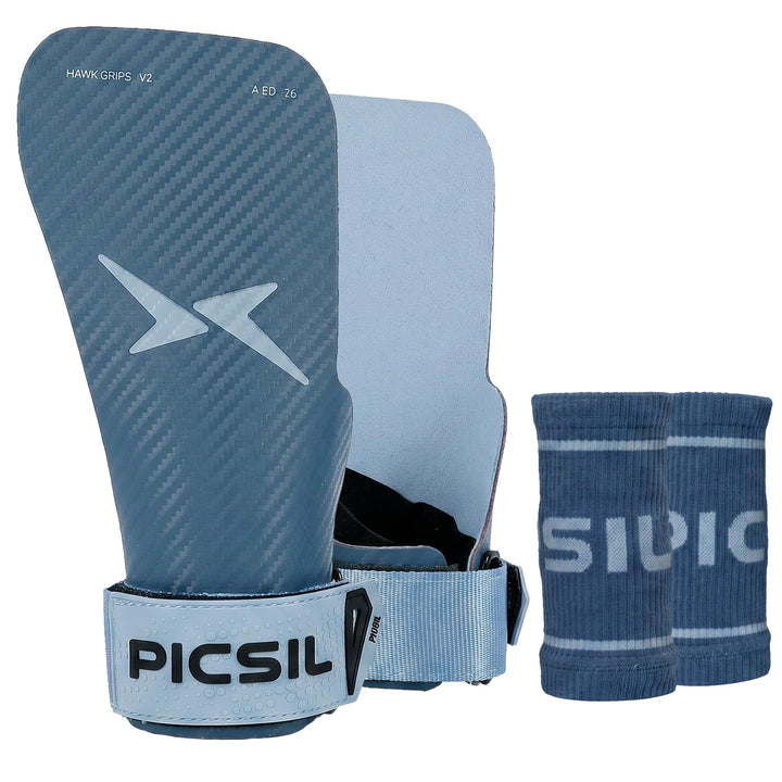 PICSIL Hawk Grips - Griffe Ohne Magnesium, Grip auf Sauberen Stangen, Dreilagig, Inklusive Handgelen