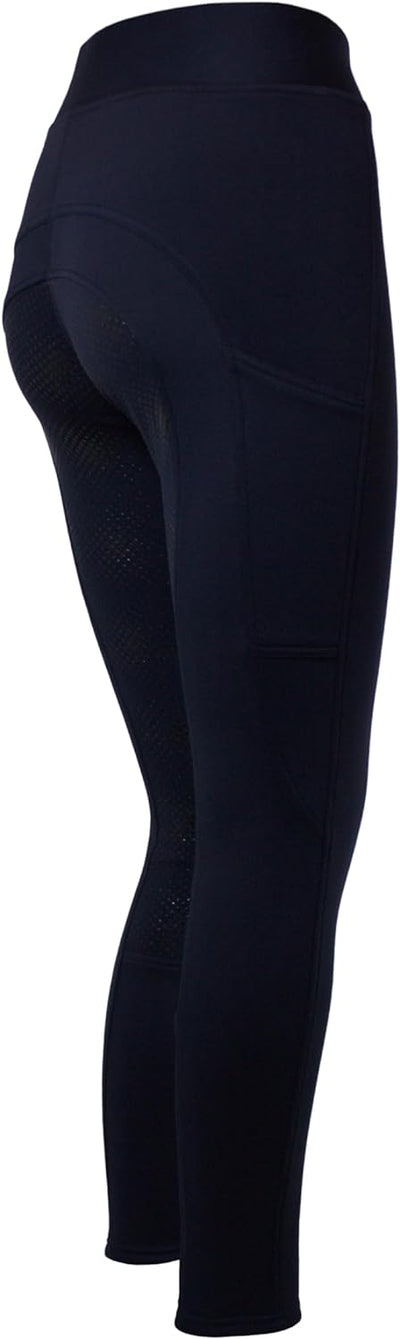 PFIFF 103110 Winterreitleggins „Alaska“ mit Handytasche, Kinder 110-164, Damen 36-44 36 Dunkelblau,