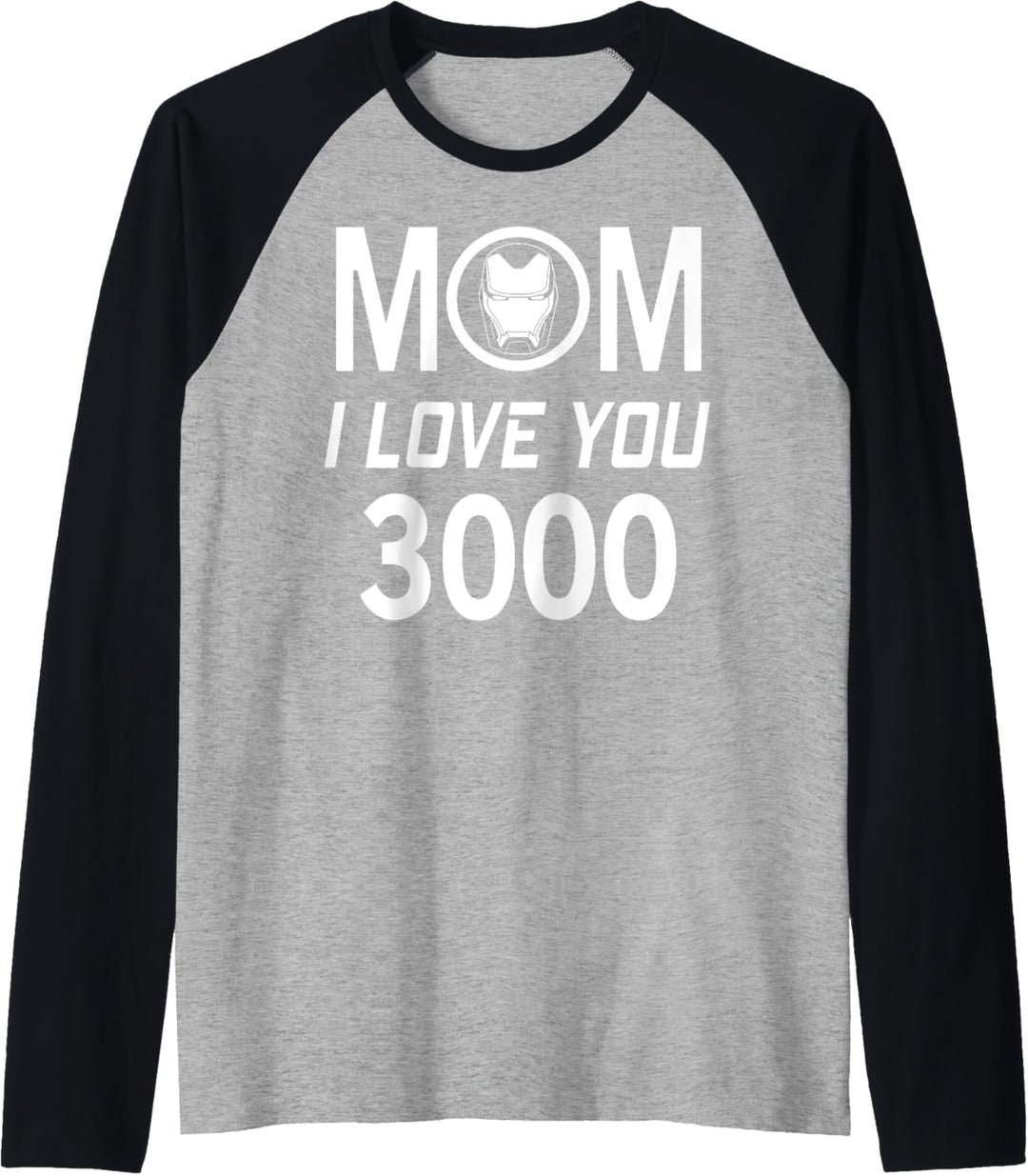 Marvel Iron Man Mom I Love You 3000 Raglan