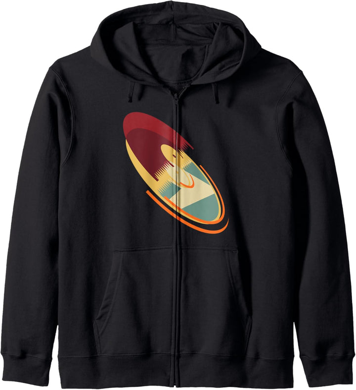 Retro Vinyl Schallplatte Geschenk - Vintage Plattensammler Kapuzenjacke